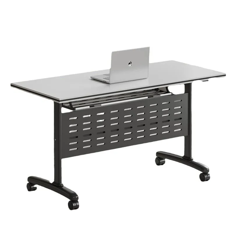 

Folding conference table Movable training table Modern simple educational institution Learning strip desk