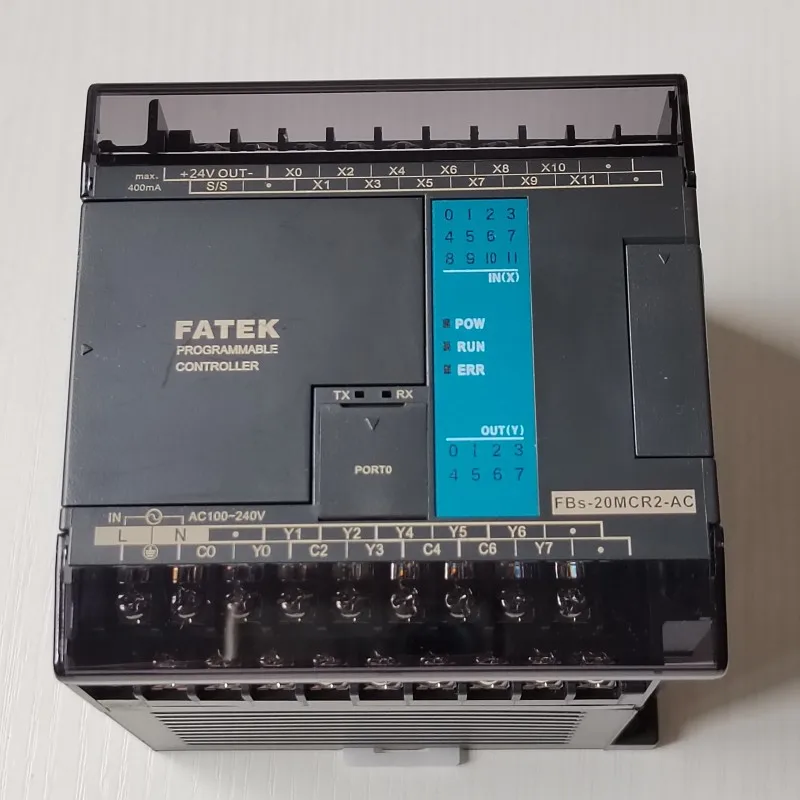 FATEK Yonghong PLC FBS-40MCR Programmable Controller 10 14 20 24 32 60MCT2-AC