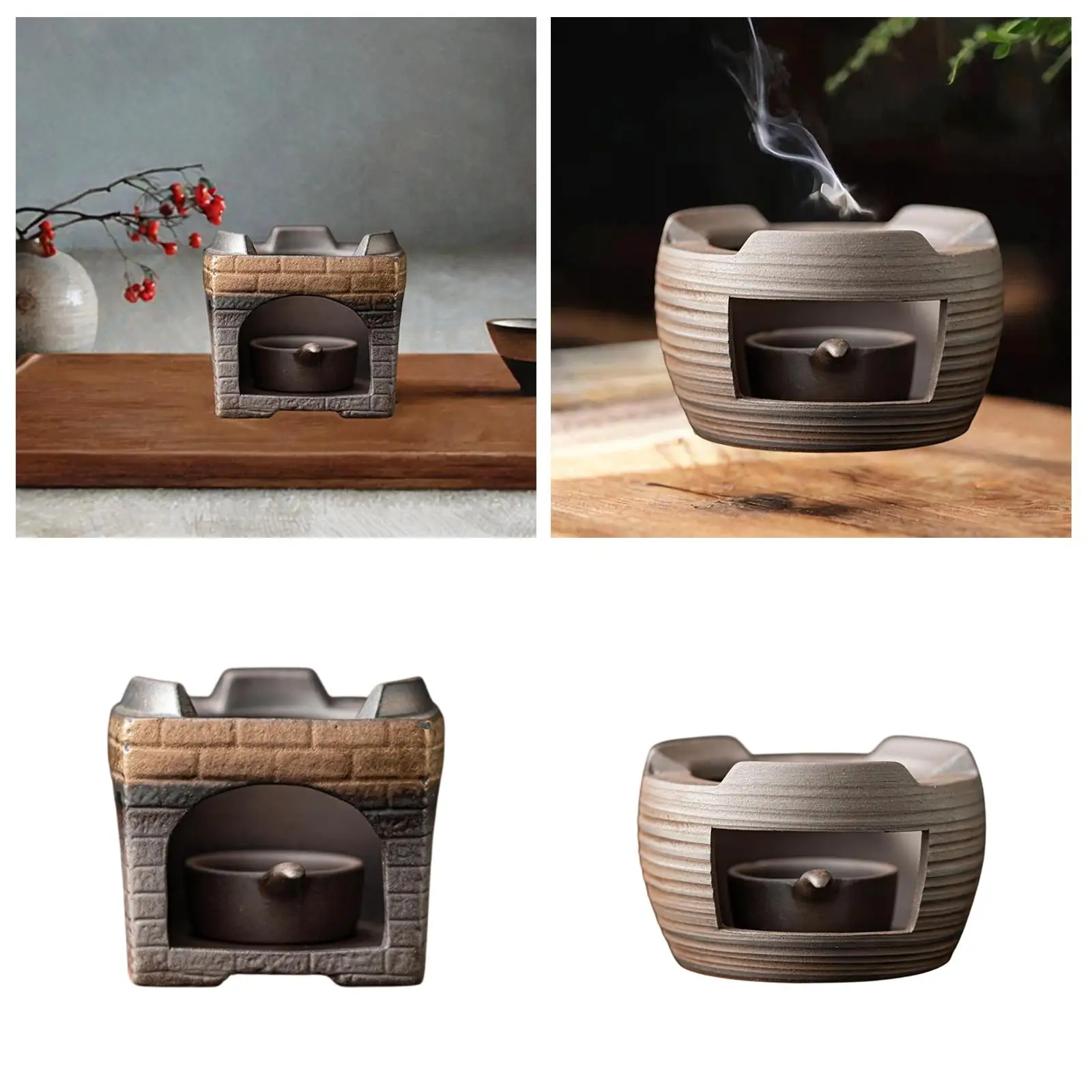 Teapot Warmer Warming Tea Warmer Stand Teapot Heater for Travel Restaurant Hiking
