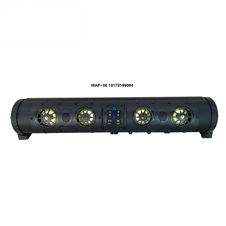 

Sound bar Outdoor Marine Speaker Bluetooth 32 Inch with Sound and Led Lights Speaker System UTV ATV Golf Cart Speaker