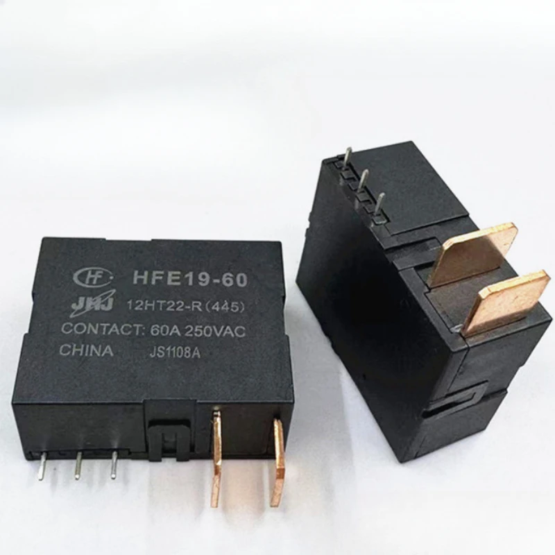 

（Brand New Original）1pcs/lot 100% original genuine relay:HFE19-60 12HT22-R 60A 250VAC Double coil magnetic holding relay