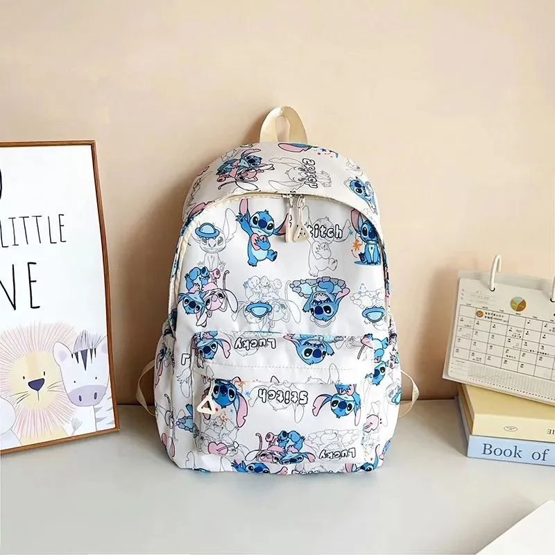 Neue Disney cartoon Stich und Engel Rucksack tasche Kindergarten schule tasche dame Rucksack