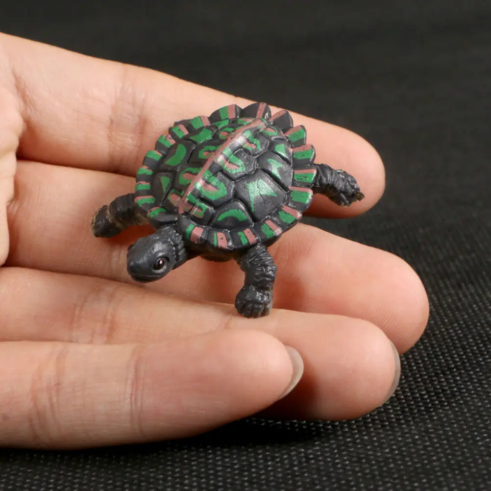 

12Pcs Turtle Simulation Wildlife Set Educational Role Play Bath Party Games Gift Plastic Animal Learning Desktop Decoration