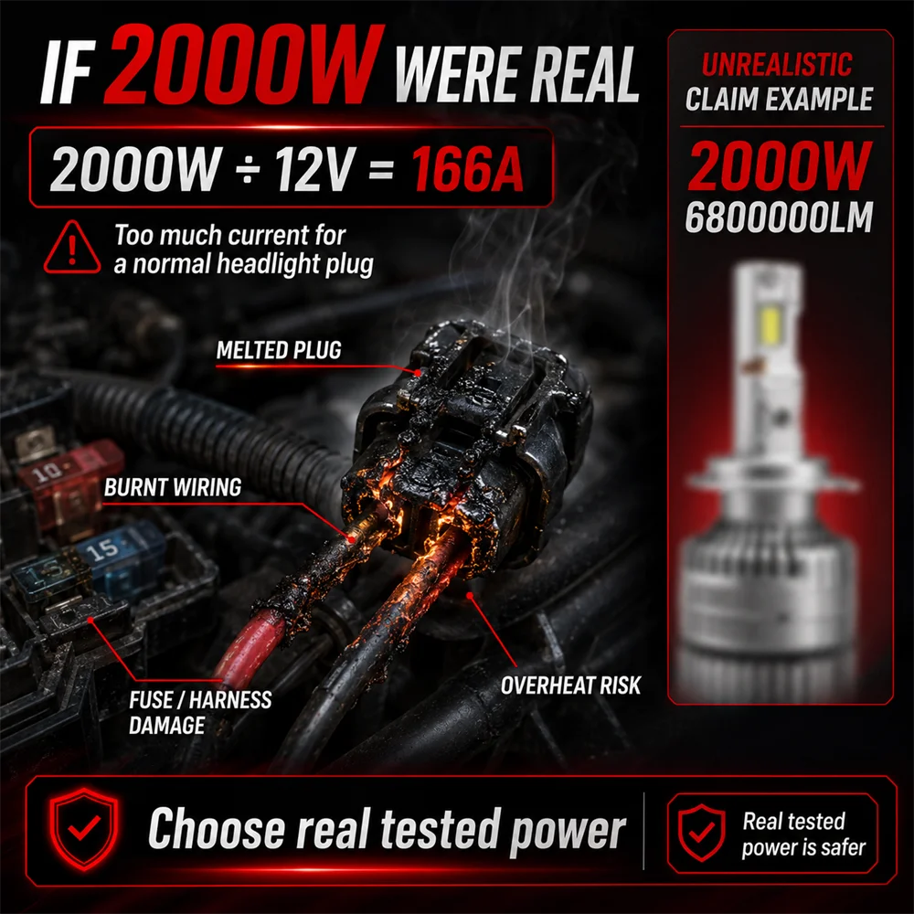 YHKOMS YG3 Rest Test H7 H4 Led Lamp 3 Copper Tubes Led Lights For Car H1 H11 HB3 9005 HB4 9006 Led Headlight Bulb 6000K view 3