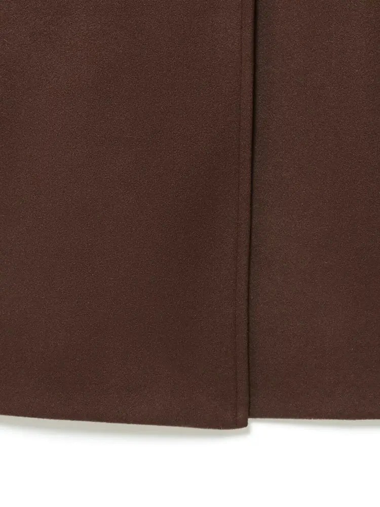 NLZGMSJ Vintage Casual Chic Solid Women Jackets Turn-down Collar Long Sleeve Coats New Fashion 2025 Autumn Winter Jacket Outwear:NLZGMSJ Vintage Casual Chic Solid Women Jackets Turn-down Collar Long Sleeve Coats New Fashion 2025 Autumn Winter Jacket Outwear