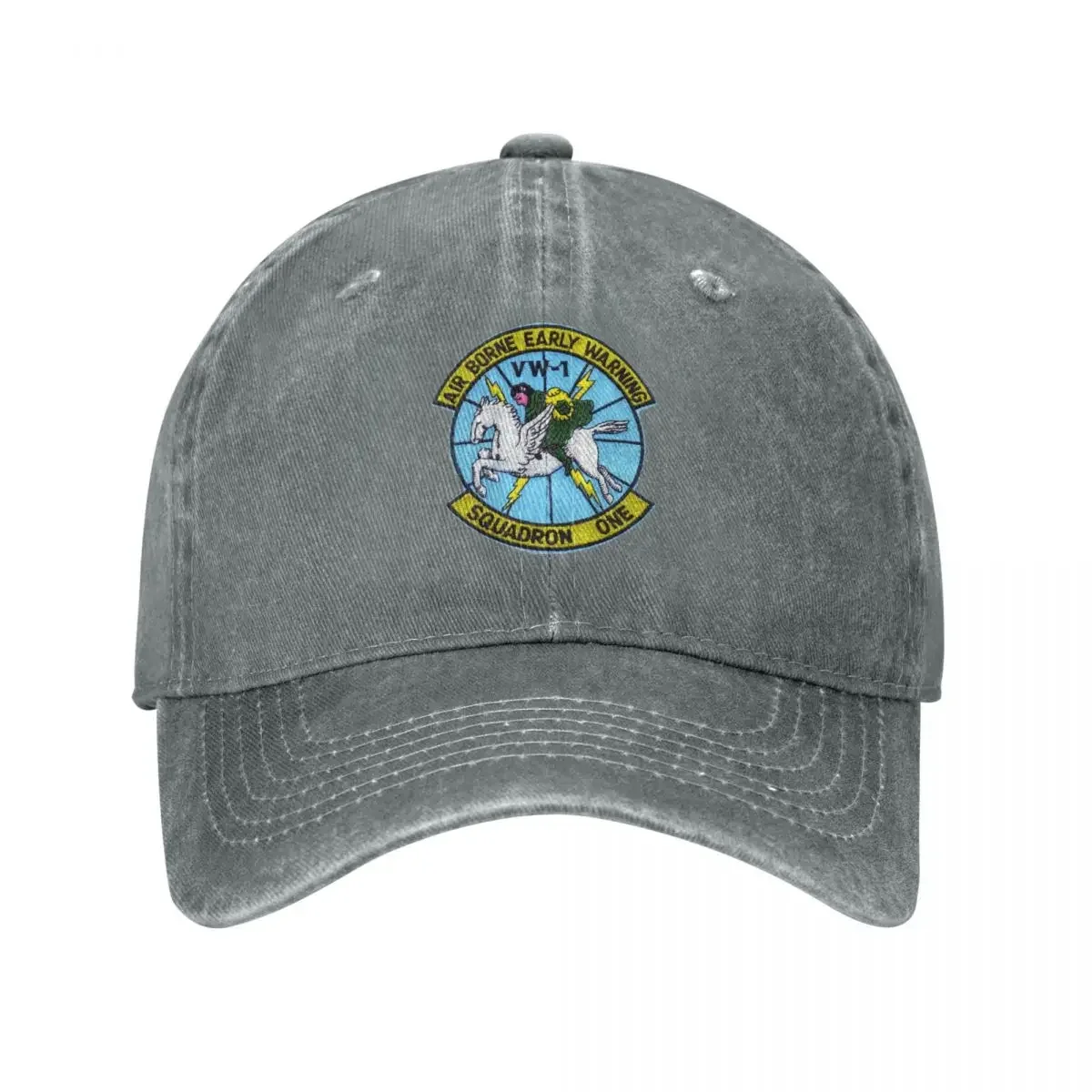 

AIRBORNE EARLY WARNING SQUADRON ONE Baseball Caps Snapback Denim Hats Outdoor Adjustable Casquette Hip Hop Baseball Cowboy Hat