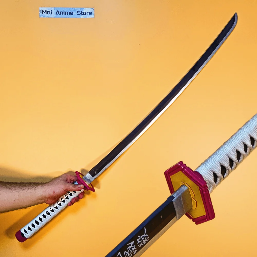 40 بوصة كاتانا الحجم الحقيقي اليابانية كاتانا الساموراي صابر عمل تمثال حقيقي كامل الحجم شفرة السيف تأثيري الدعامة لعبة غير حادة هدية