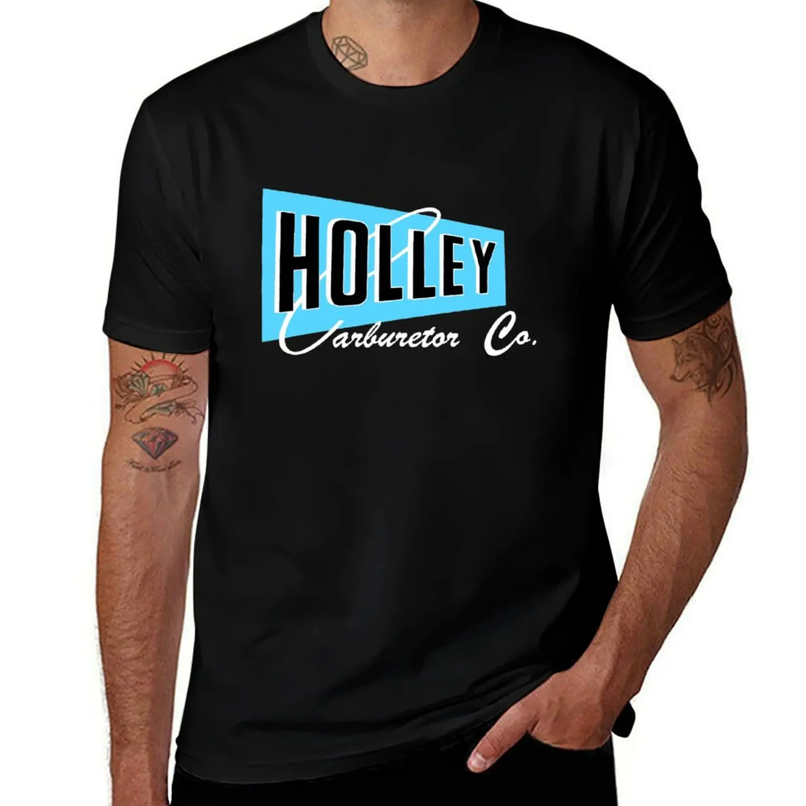 Holley Carburetor T-Shirt funny shirt cotton graphic shirts tops men tshirt