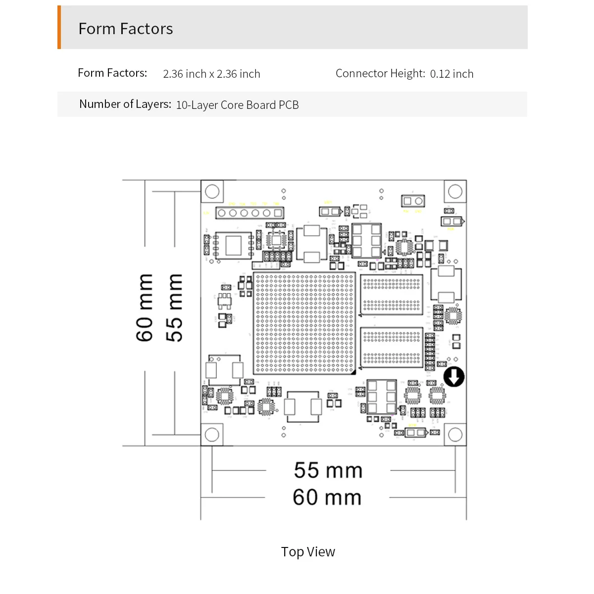 Alinx soms ac7a035 xilinx Artix-7 a7 35t fpga placa de núcleo módulo de grau industrial