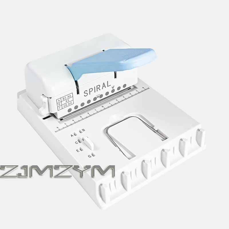 Mini DIY Coil Binding Machine Mushroom Hole & Iron Ring Binder Loose-Leaf Multi-Functional DIY Puncher
