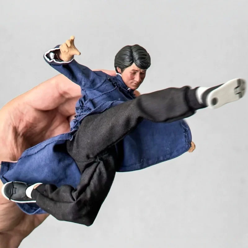 جبل ستوديو جاكي تشان عمل الشكل في حالة سكر ماستر سلسلة الأصلي تحصيل القماش ثوب الصينية الكونغفو المنقولة لعبة مجسمة