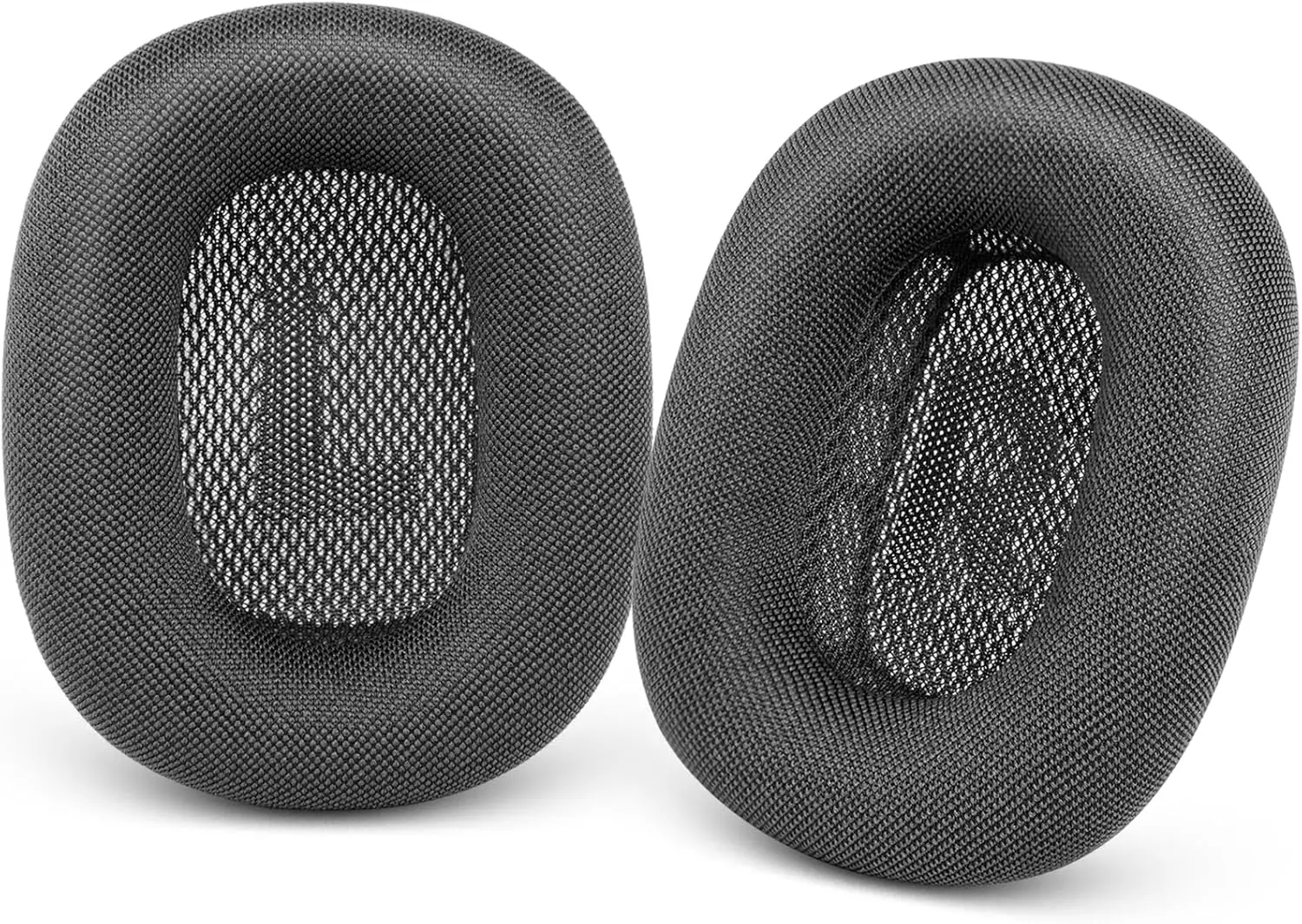 Bantalan telinga pengganti untuk headphone Apple AirPods Max, penutup bantalan telinga kain jala dengan busa memori dan Magn