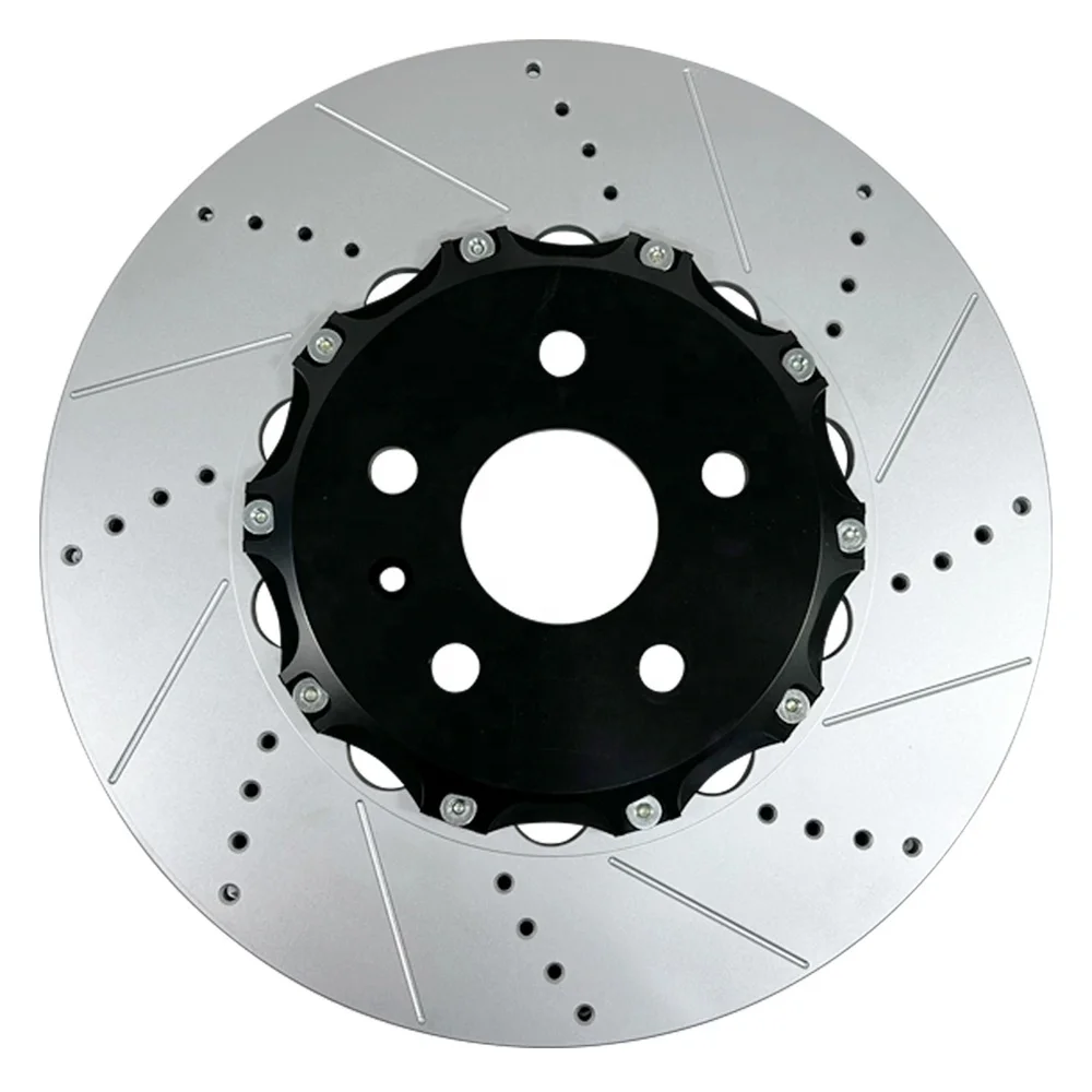 355MM 32MM Drilled Black Hat Floating Brake Disc For Front Chevrolet Camaro