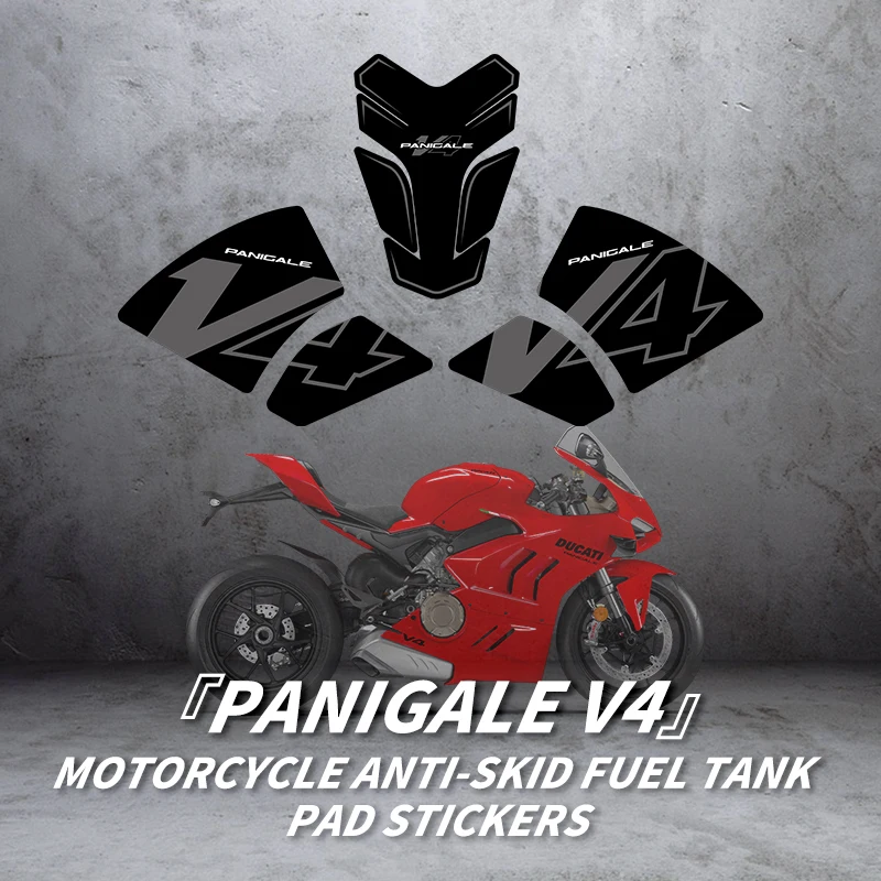 For DUCATI PANIGALE V4 Motorcycle Accessories Gas Tank Decoration Refit 3M Decals Of Fuel Tank Protection Stickers Kits