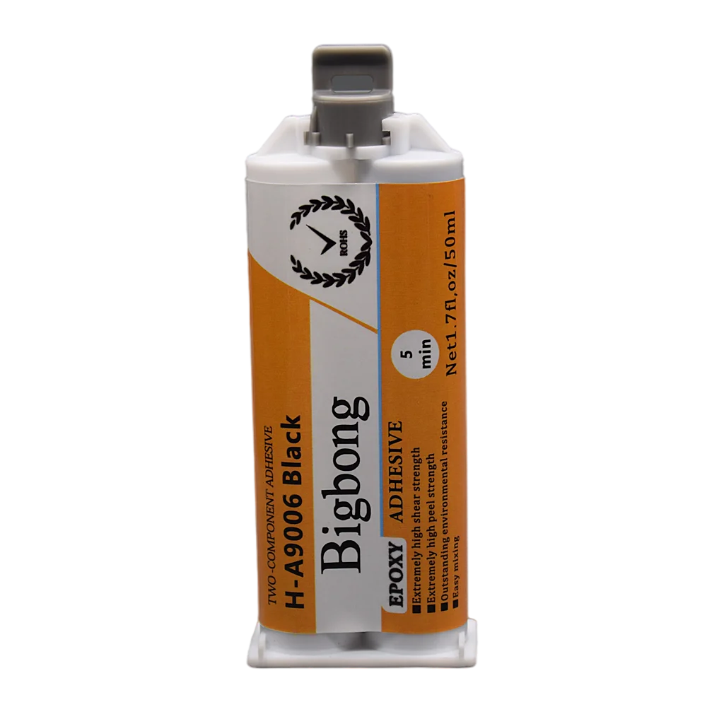 100 Stück Epoxidharz 50ml Schwarzer Super AB Klebstoff 1:1 Zweikomponenten-Strukturklebstoff 5 Minuten Starker Kleber Bigbong Dichtmasse Epoxies – Detail 4