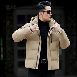 YEAE-Chaqueta ligera de plumón de pato para hombre, ropa de diseño acolchada, abrigos de invierno, novedad de 2024