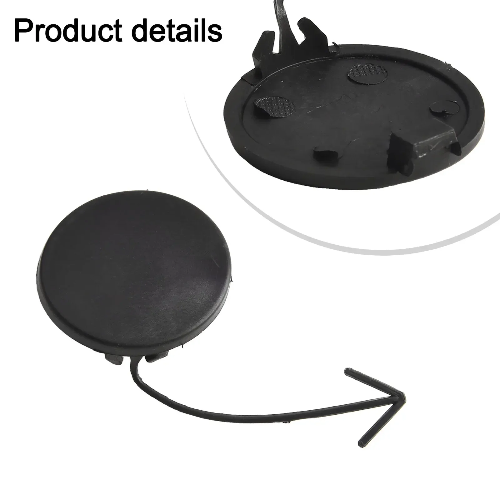 High Quality Tow Cover Front Bumper Hook Eye Cover No Drilling Parts Plastic 2011-2014 Spare Parts 5C6807241 ABS
