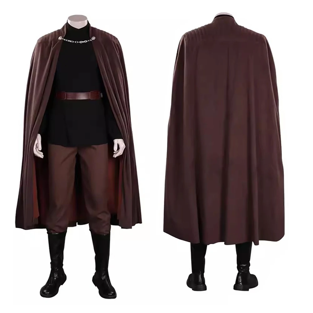 Tales of the Jedi Count Dooku Cosplay Costume, Everak Pants Outfits, Roleplay Uniform for Adult Men, Halloween Carnival