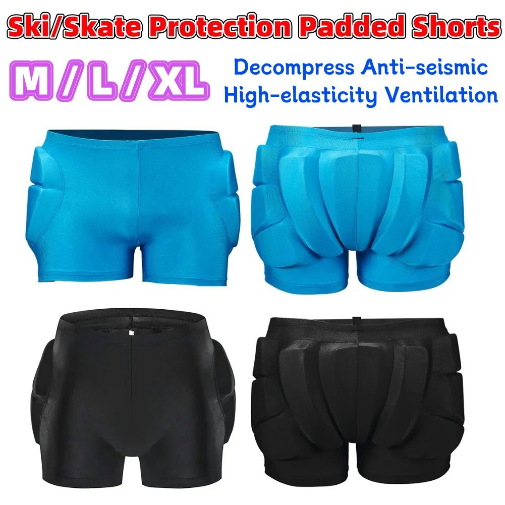 Ski Gear Hip Butt Winter Skate Protector Shock Absorb Sports Pants Hip Protection Shorts for Snowboard Skate and Ski