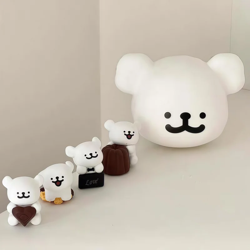 

Funism Maltese Line Puppy Dessert House Series Blind Box Puppy Head Cute Mini Action Figures Collectible Desk Decor Gift