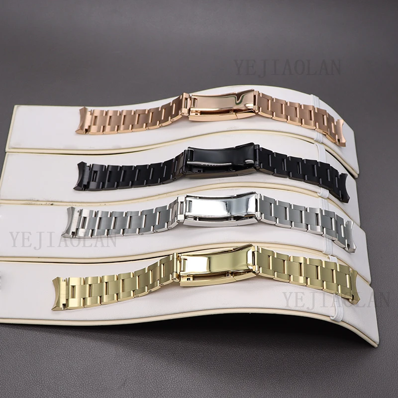 20Mm Dây Đồng Hồ Chắc Chắn 316L Đồng Hồ Nam Dây Thép Không Gỉ Dây An Toàn Gấp Khóa Phần Cho Submariner Daytona NH35 ốp Lưng