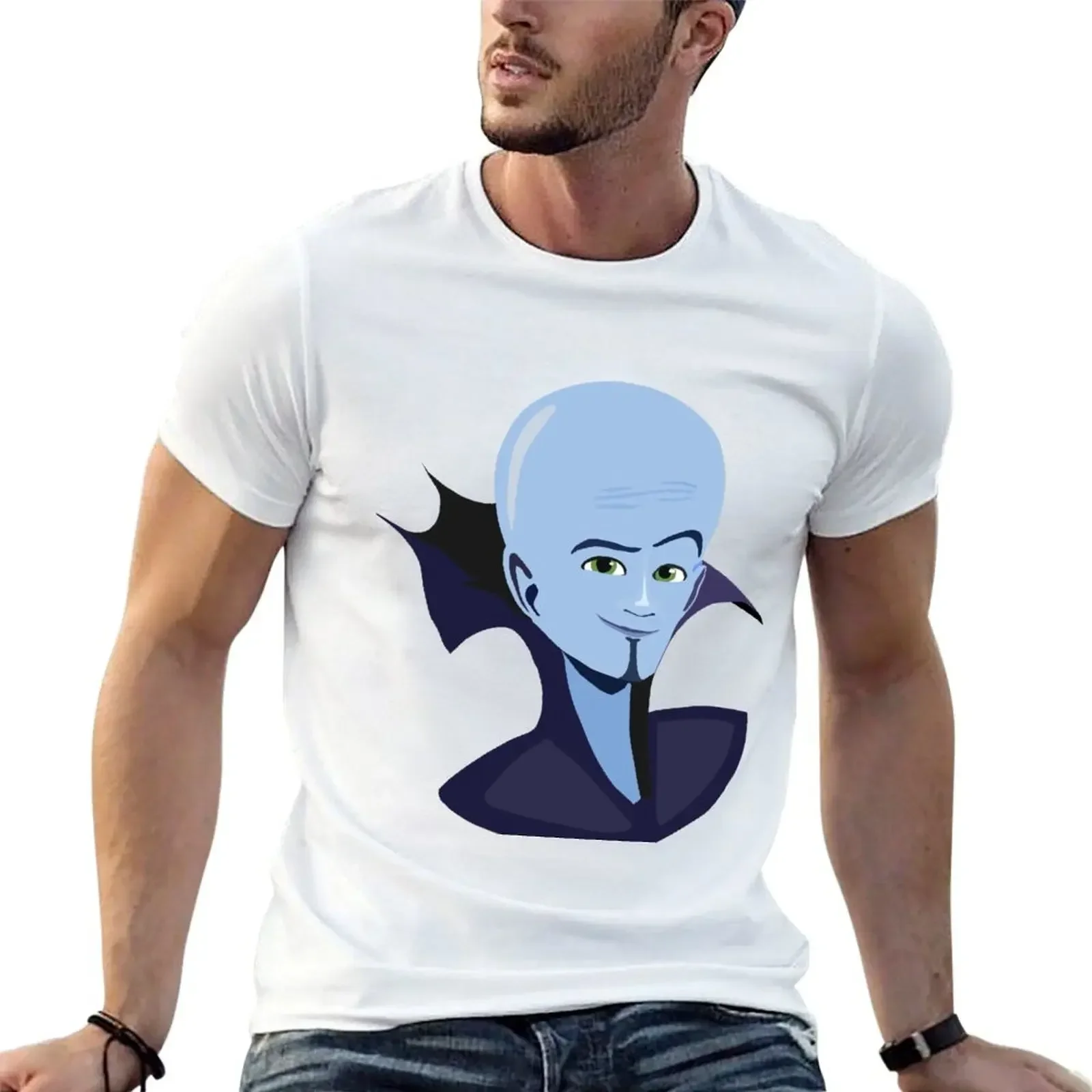 Megamind / big brain T-Shirt blanks boys animal print vintage anime shirt anime t shirts mens champion t shirts