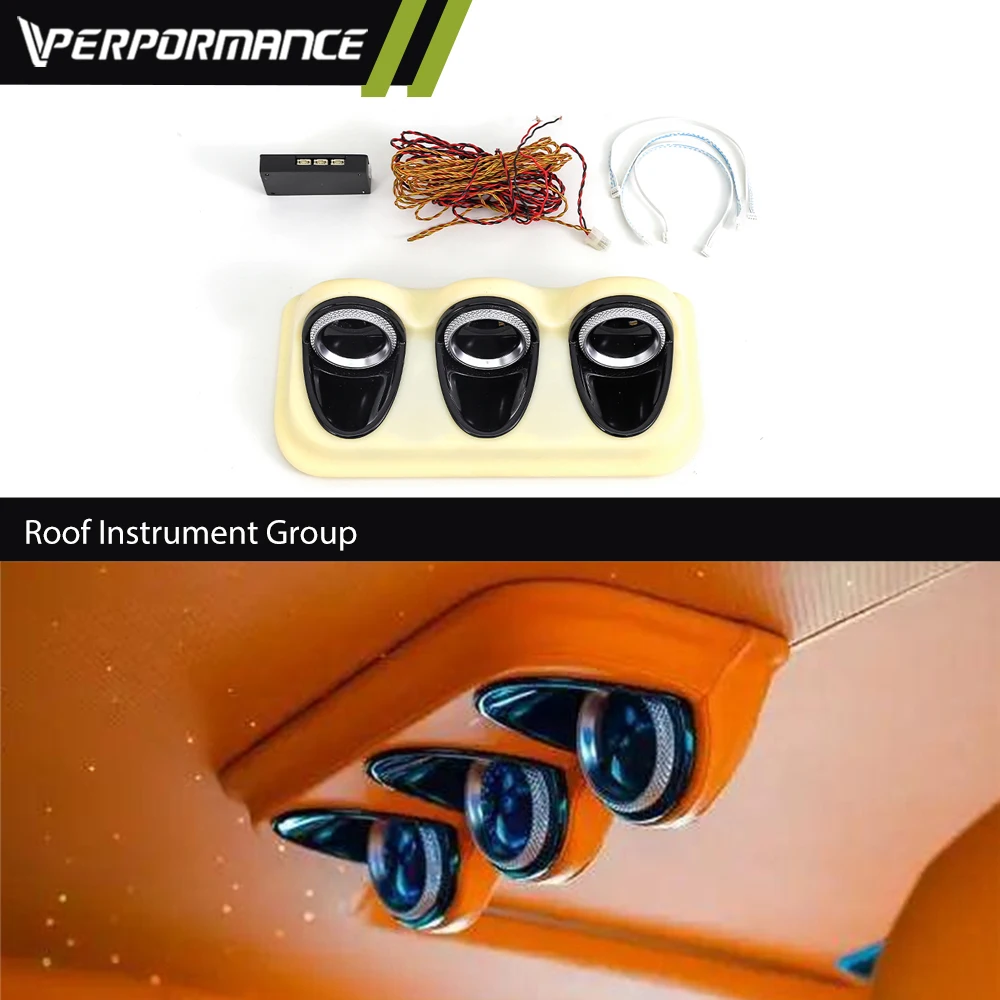 Grupo de instrumentos de techo W464 para Clase G W464 2019+ G500 G63 Panel de instrumentos montado en el techo Interior medidor de velocidad de tiempo TEMP