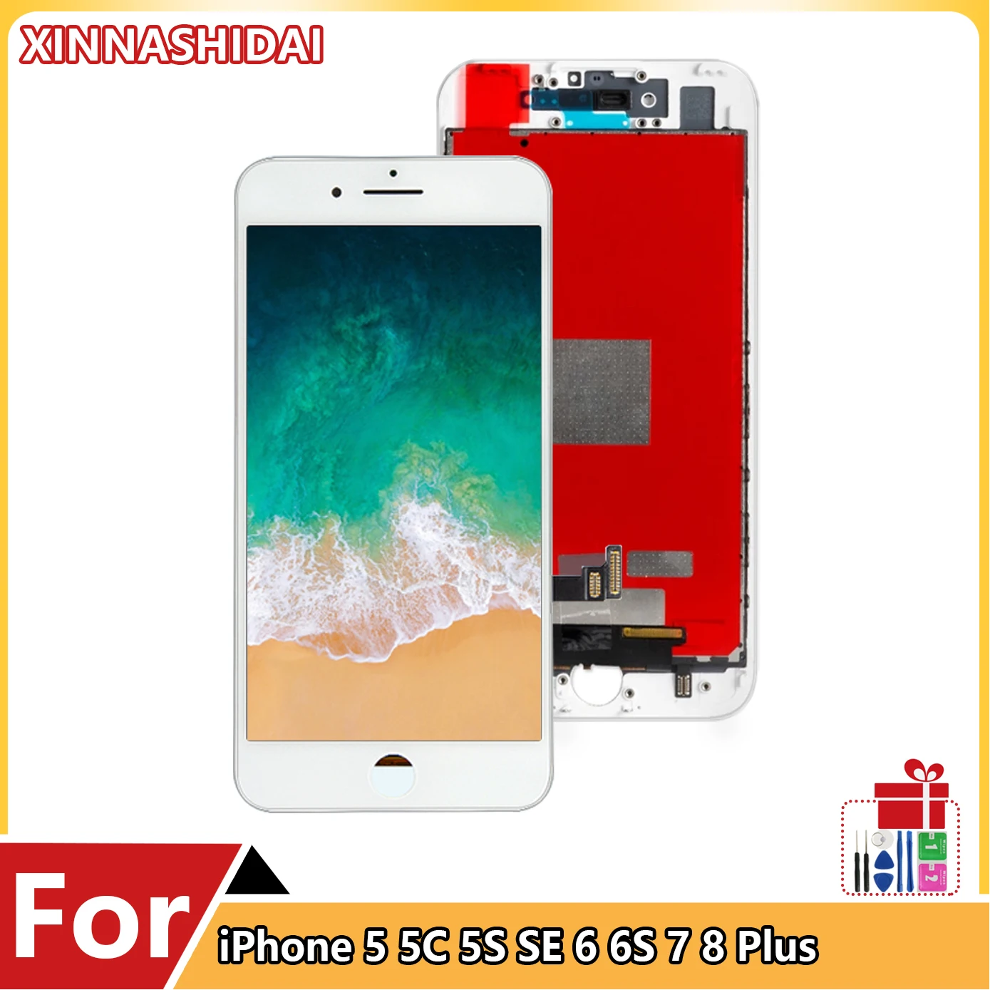 AAA+ LCD Screen For iphone 6 7 8 6s plus 7 8 Plus Screen Replacement Diaplay For iphone 5 5S 5C 5se LCD Touch Screen Digitizer