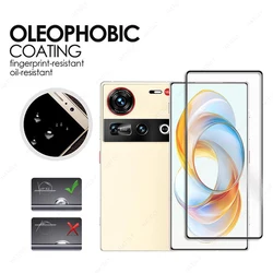 Tempered Glass For ZTE nubia Z70 Ultra Black Edge Protective Film For ZTE nubia Z70 Ultra Screen Protector Camera Lens Protector
