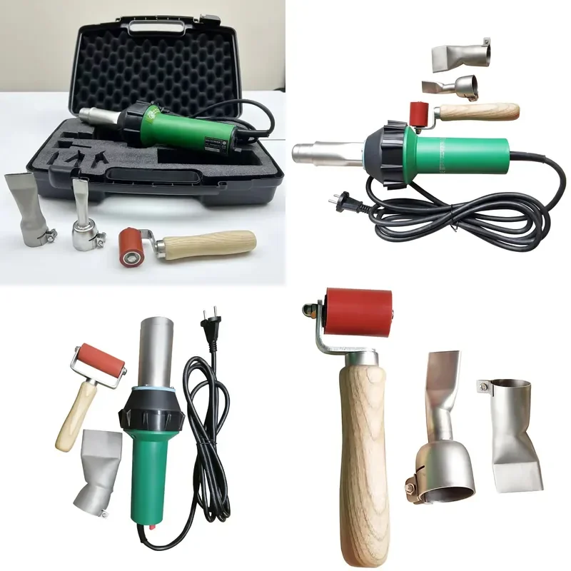 

LDHT-1600 1600W 110V Quick Speed PVC Plastic Welding New Condition with Flat Weld Nozzle and Rollers