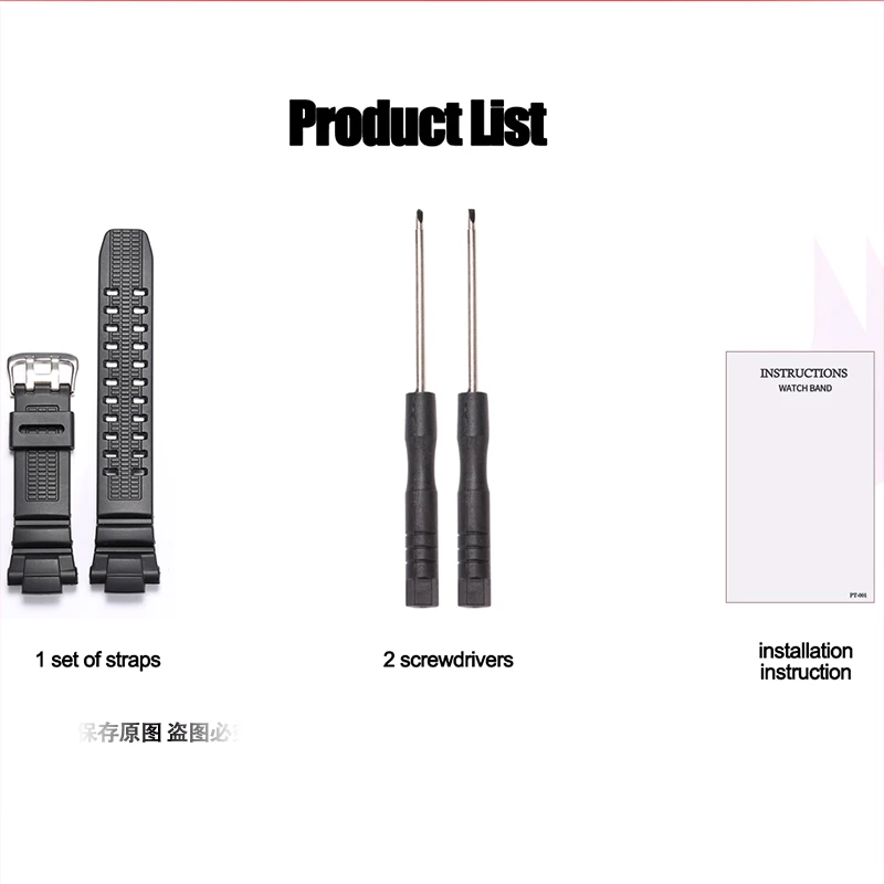 Black Resin Watchband For GW-2000 GW-3500B GW-3000B G-1200B G-1250B Wristband Silicone Watch Bracelet Strap Accessories band