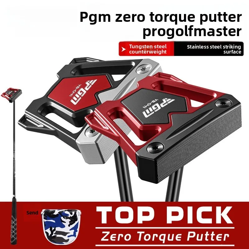 

Клюшка для гольфа PGM Zero Torque, автоматически балансирующаяся, для мужчин и женщин, с ударной поверхностью из нержавеющей стали, TUG101