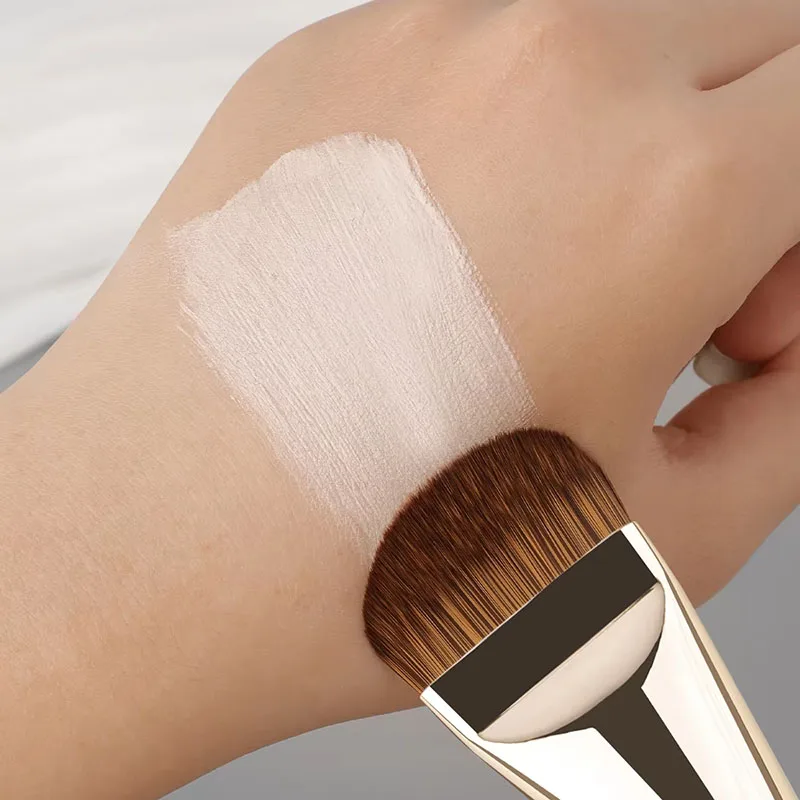 1PCS Ultra Thin Foundation Brush Synthetic Bristles Precision Application for Liquid Cream Streak-free All Skin Types Tools