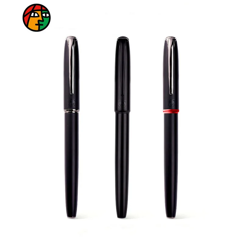 

Pimio 916 Fountain Pen Malaga Urban Matte Black Gun Gray Red Black Nib Stationery Office School Supplies Pens