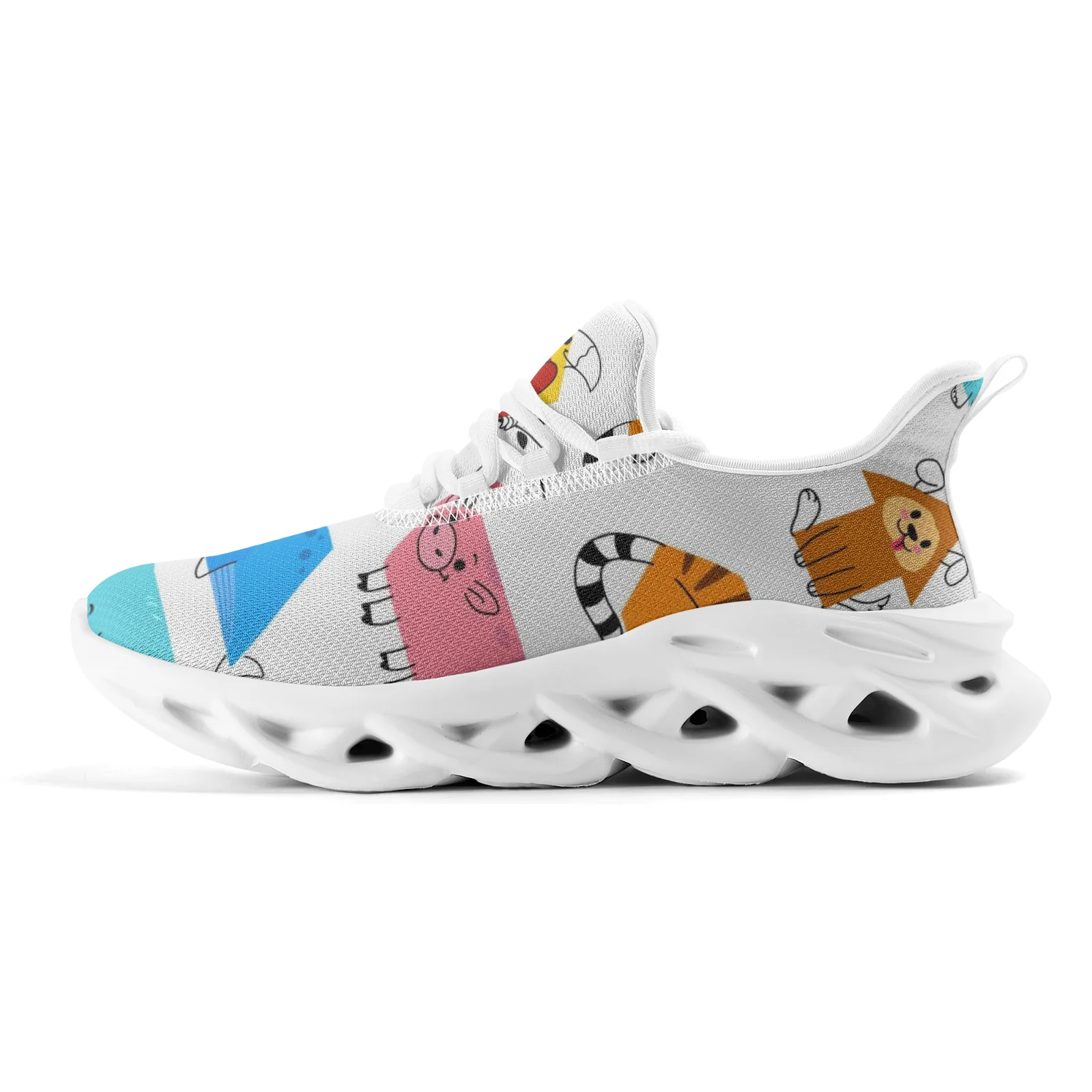 

Cute Animal Patterns Casual Sneakers for Women Lightweight Walking Shoes Female Running Sport Footwears