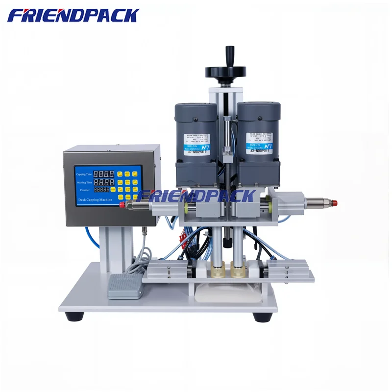 

Cosmetic Capping Machine Small Desktop Manual Pump Head Capping Machine Twist off Capping Machine