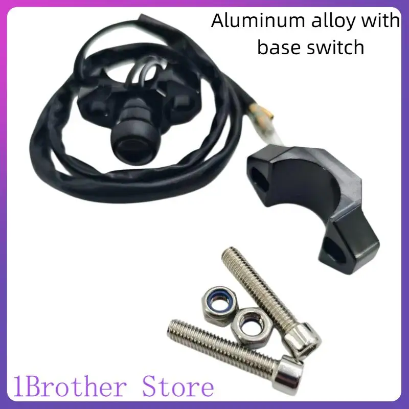 

Универсальная кнопка запуска/остановки двигателя мотоцикла, мгновенный кнопочный переключатель, универсальный кнопочный переключатель запуска/остановки с ЧПУ для руля