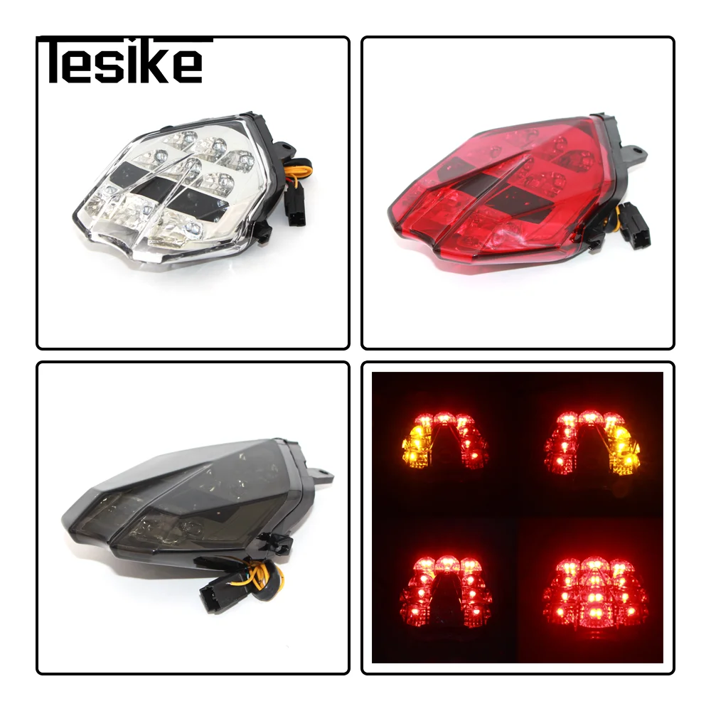 

LED motorcycle taillight For Triumph Daytona 675 675R 2013 2014 2015 Diesel Chrome Brake Turn Signals Integrated