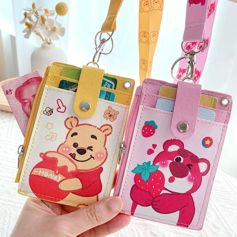 Hot Hello Kitty Id Card Bag 1clear Id Window And 2 Card Slots In 2 Sided For Students Teens Boys Girl Women Cute Badge Clip Gift