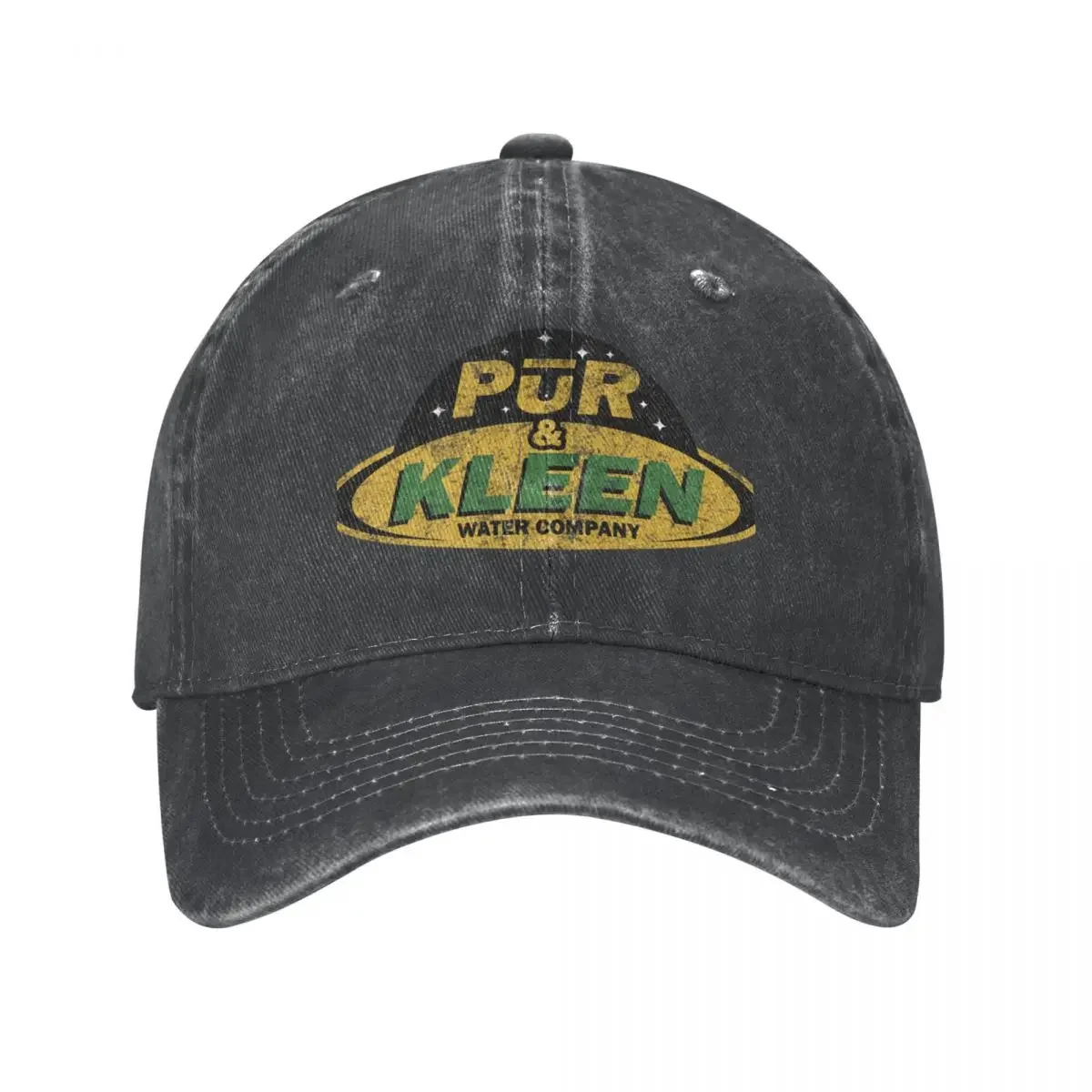 Pure & Kleen Water Company Cowboy Hat Fishing Hat Sports Cap Black Beach Outing Girl'S Hats Men's