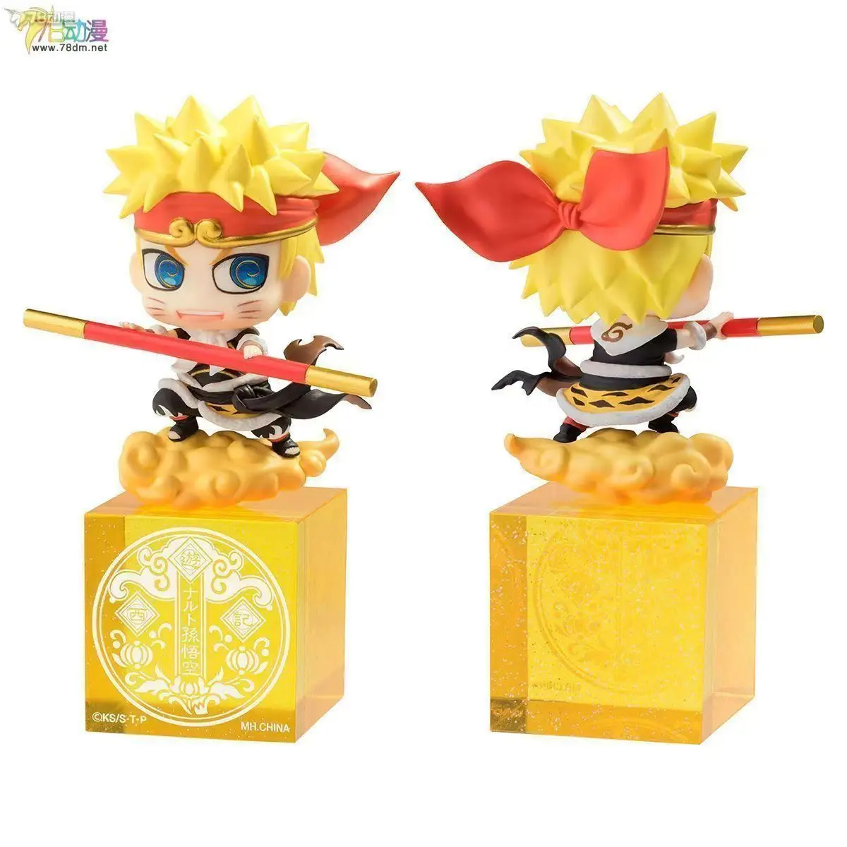 Auf Lager Bandai Naruto Glory Journey to the West Blind Box Naruto & Sasuke Actionfiguren – Offizielles Anime-Sammelgeschenkset