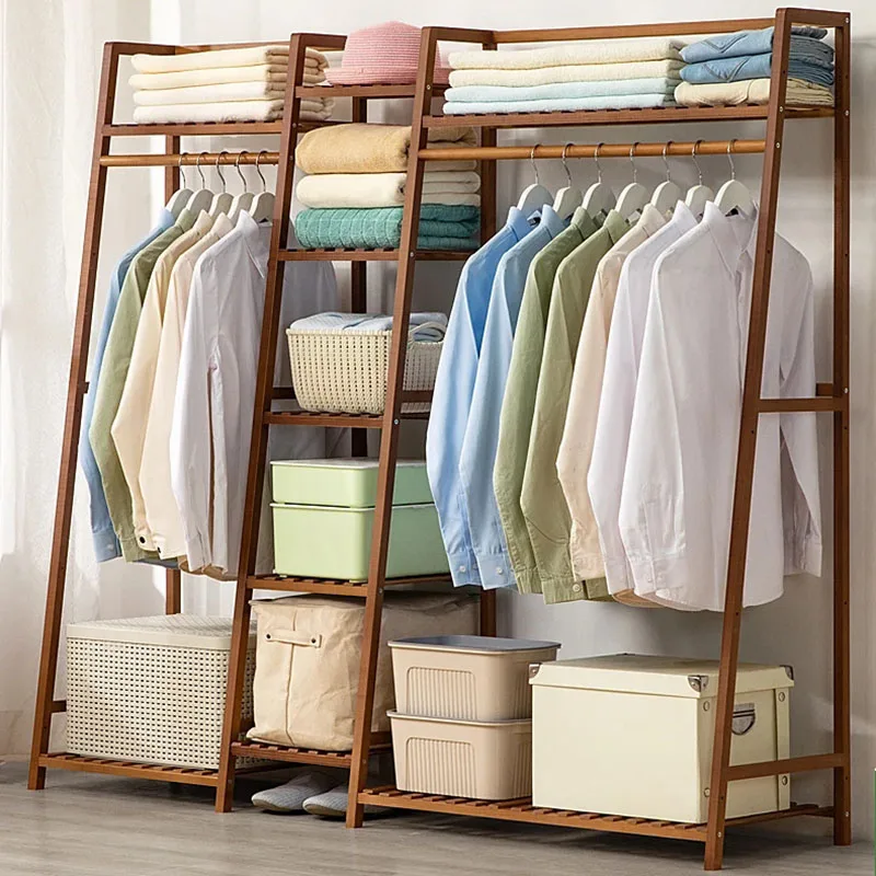 Wooden Storage Closet Partitions Clothes Portable Organizer Wardrobe Display Garden Modular Small Guarda Roupa Salon Furniture