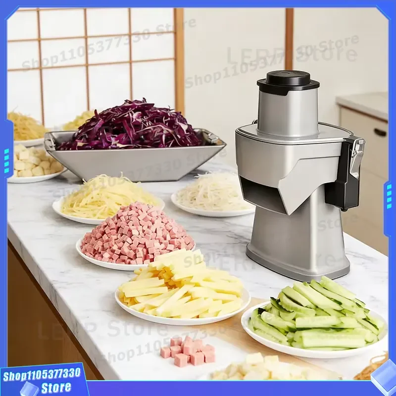 Commercial Mini Vegetable Slicer Potato Cutter Carrot Chopper Breakfast Food Processor for Bakery Plant Kitchen Tool Mini