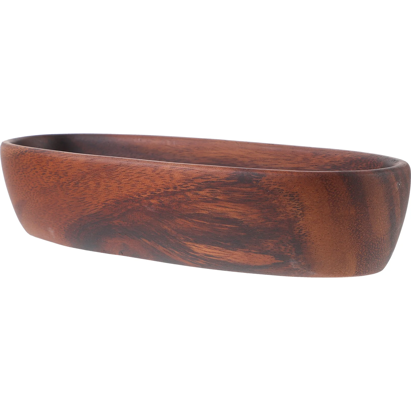 

Acacia Wood Tray Dried Fruit Plate Snack Salad Bowl Solid Serving Desktop Snacks Jewelry Bowls Creative Platter Wooden Dish