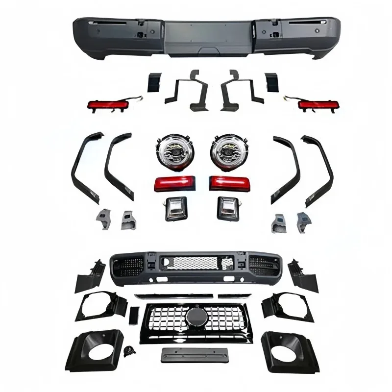 

Suitable for Modifying the Front Bumper, Rear Bumper and Side Skirts of the G-Class W463, G350, G500 to G63 Style.