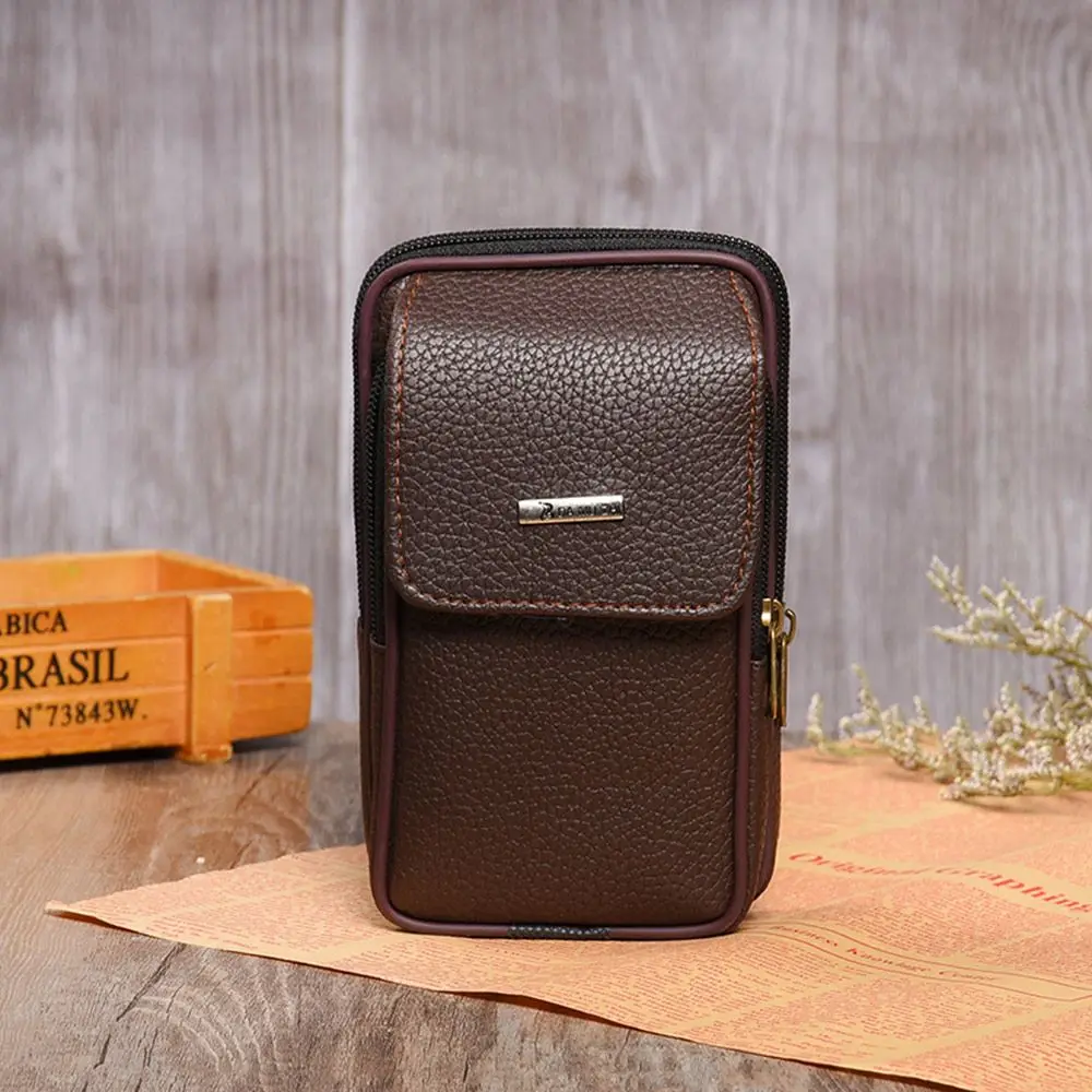 

Повседневная поясная сумка для путешествий из искусственной кожи, маленькая поясная сумка-кошелек, чехол для телефона