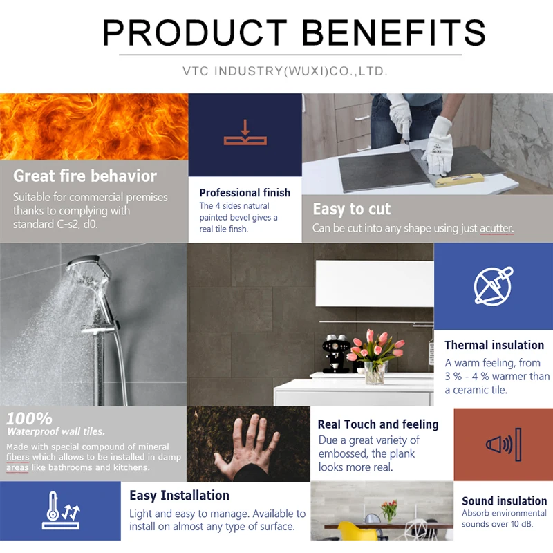 Panneau mural étanche SPC PVC pierre plastique fauche de poisson WPC panneau décoratif intérieur ignifuge salle de bain divertissement Whi