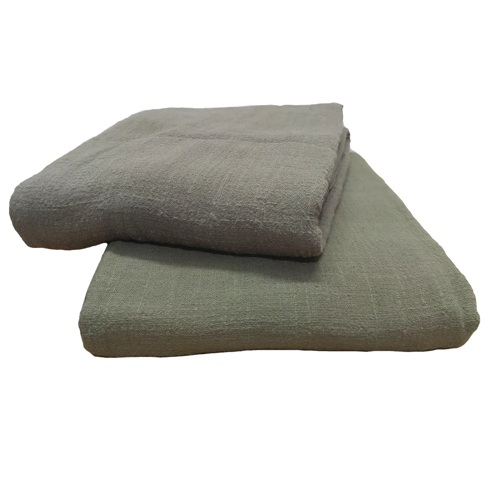 130x240cm Fabric Cotton Linen Handmade Solid Color Fabric For DIY Scarf Vintage Cloak Retro Cloth Tablecloth Fabric