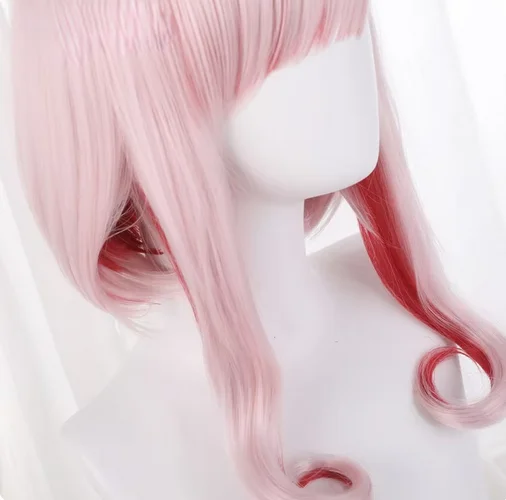 Anime Takt op. Parrucca cosplay Destiny Destiny Capelli corti rosa rossi Capelli in fibra resistente al calore + cuffia per parrucca gratuita Halloween Ragazze Donne