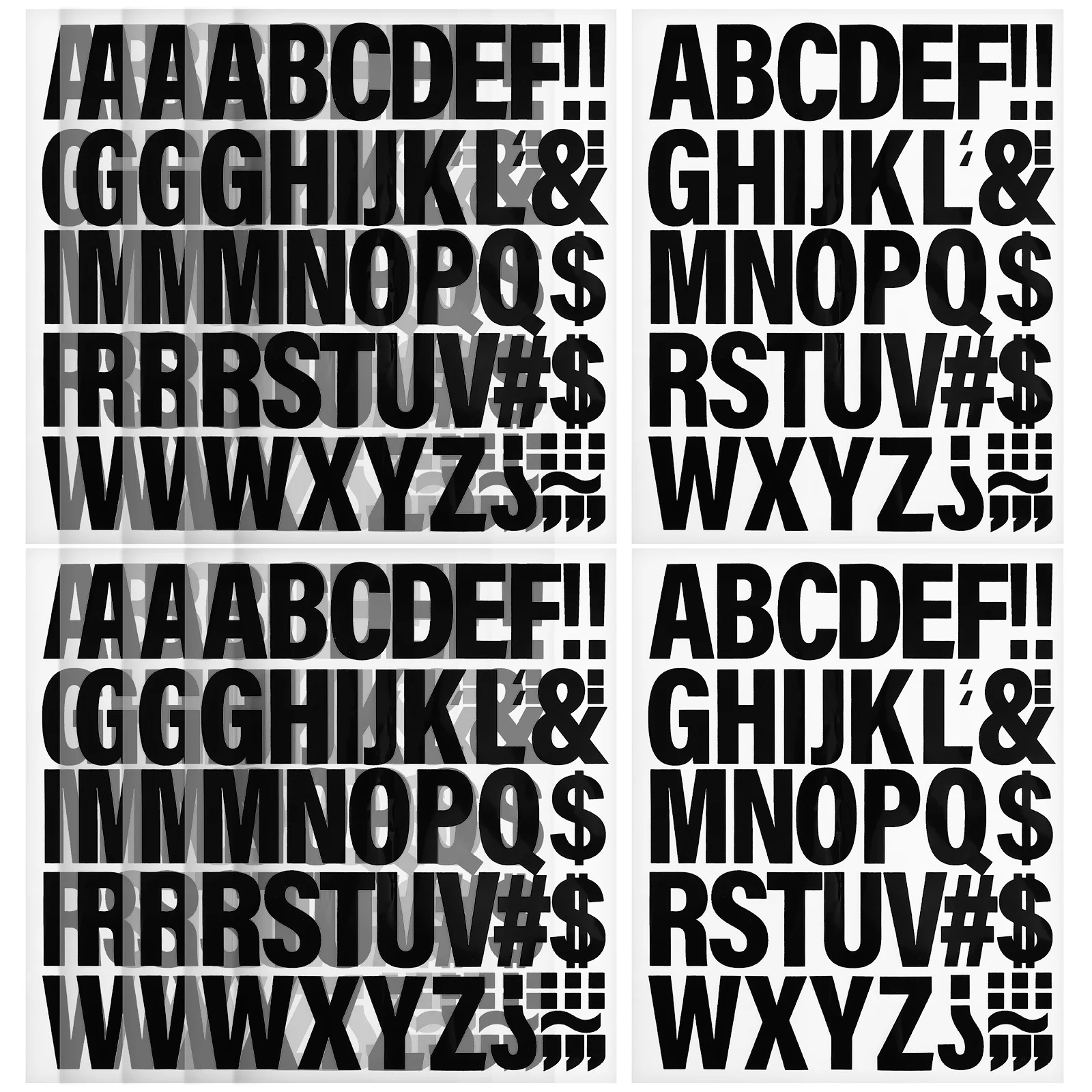 Vinyl Iron on Letters Sticker Appliques for Clothes T-Shirt Printing DIY Crafts Easy Application Durable Design